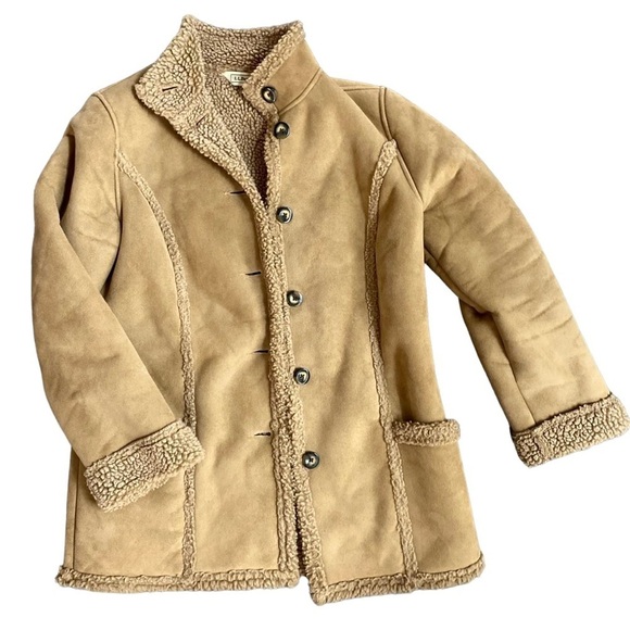 L.L.BEAN Vintage Penny Lane Sherpa Fleece Jacket - Picture 12 of 12